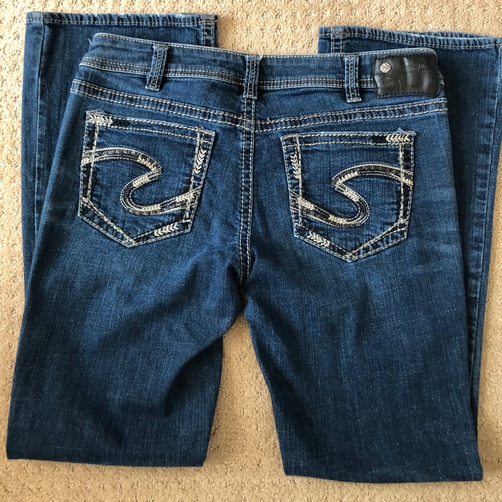 Silver Jeans Co. “Aiko” Mid-Rise Bootcut Jeans, Size W31/L33